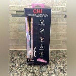 Chi Flat Iron in Pink Sunset Design